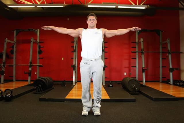 Starting position of Arm Circles