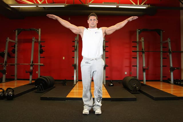 Ending position of Arm Circles