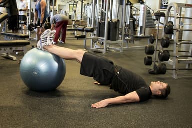 Ball Leg Curl - Step 1