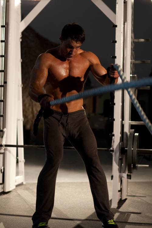 Ending position of Battling Ropes