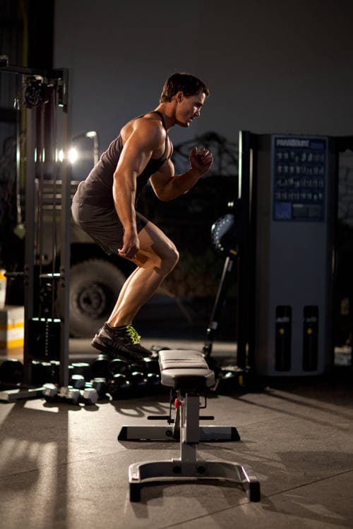 Ending position of Bench Sprint