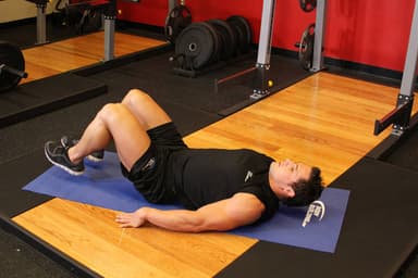 Bent-Knee Hip Raise - Step 1