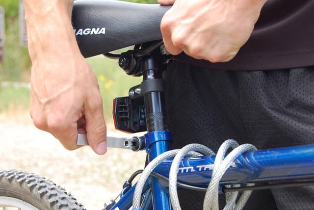 Ending position of Bicycling
