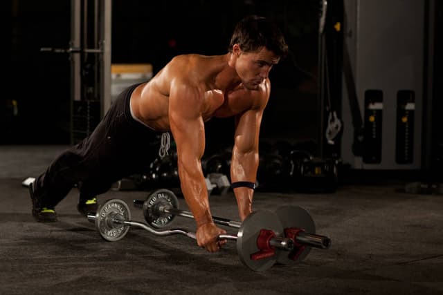 Starting position of Bodyweight Flyes