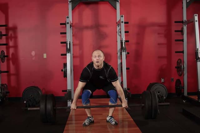 Starting position of Clean Pull