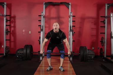 Starting position of Clean and Jerk