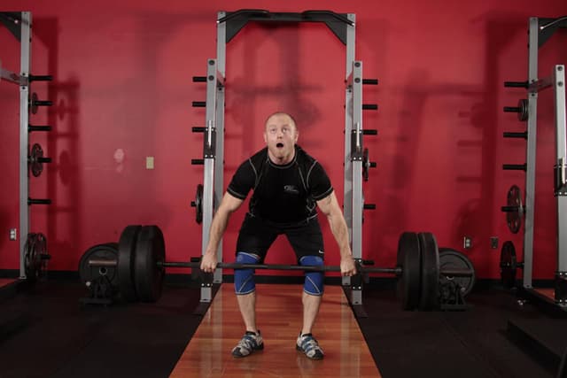 Starting position of Clean and Jerk