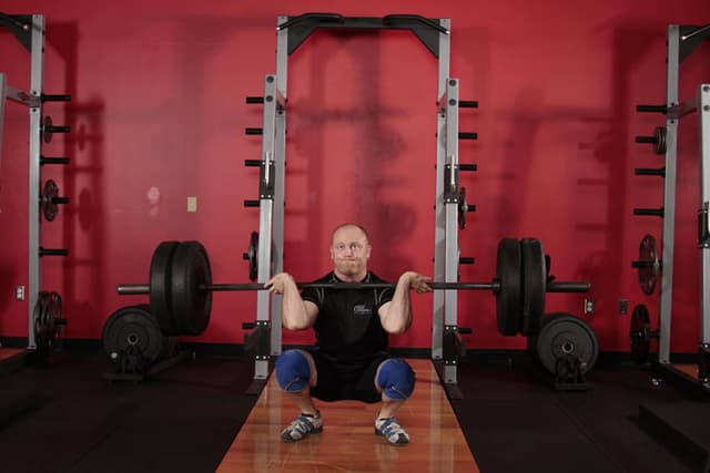 Ending position of Clean and Jerk