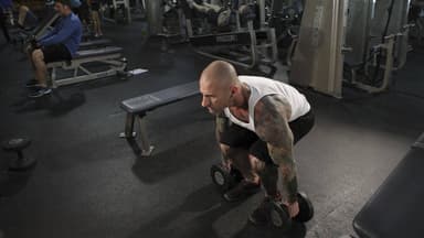 Dumbbell Clean - Step 1