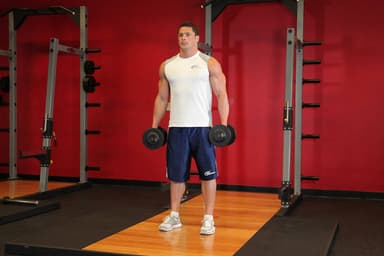 Dumbbell Squat - Step 1