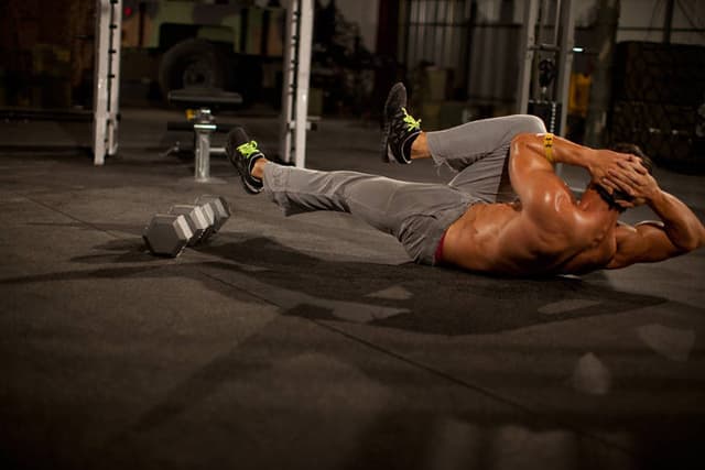 Ending position of Elbow to Knee