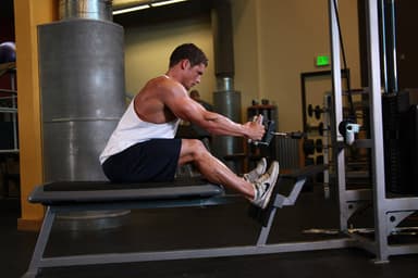 Elevated Cable Rows - Step 1