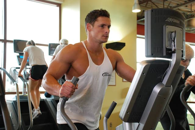 Ending position of Elliptical Trainer