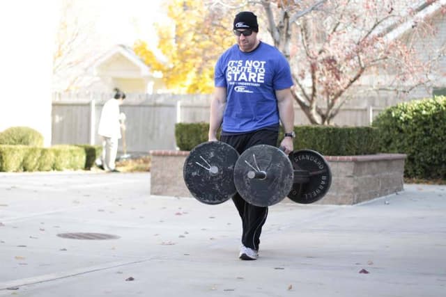 Ending position of Farmer's Walk