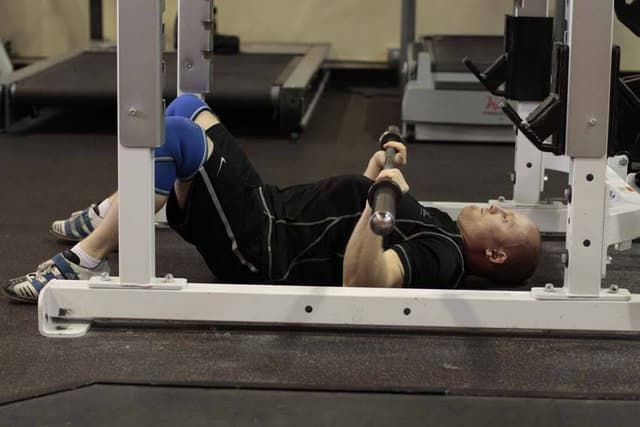 Ending position of Floor Press