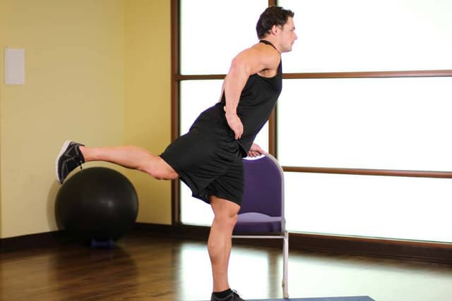 Ending position of Front Leg Raises