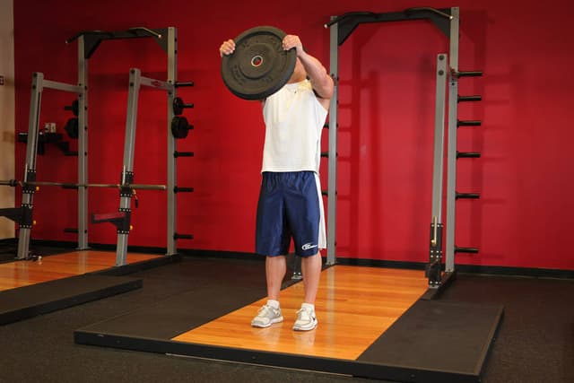 Ending position of Front Plate Raise