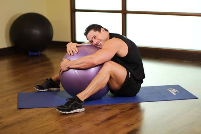 Ending position of Hug A Ball
