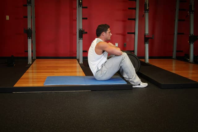 Ending position of Janda Sit-Up