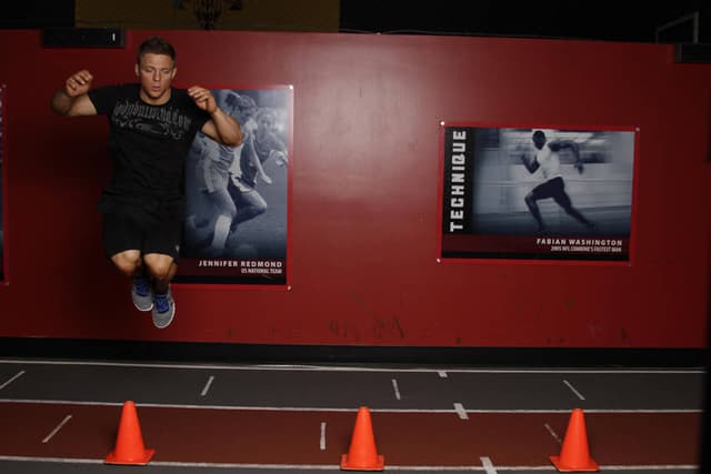 Ending position of Lateral Cone Hops