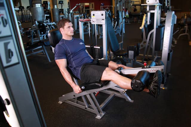 Ending position of Leg Extensions