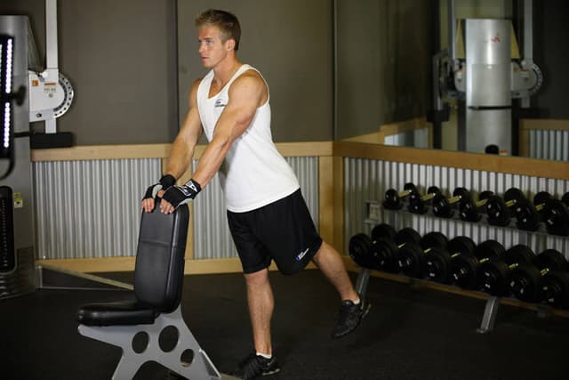 Ending position of Leg Lift