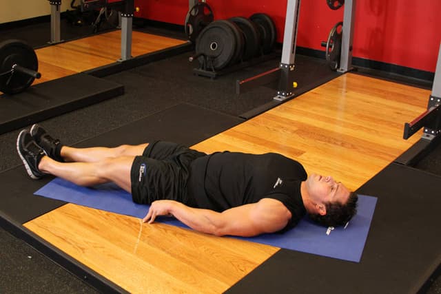 Starting position of Leg Pull-In