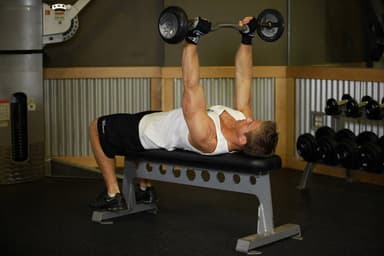 Lying Triceps Press - Step 1
