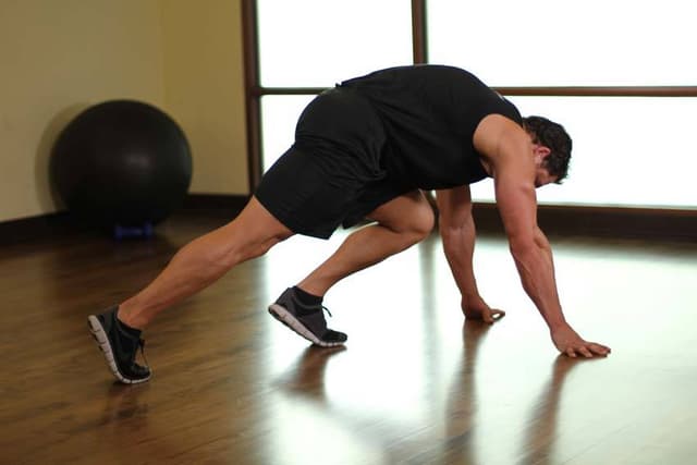 Ending position of Mountain Climbers
