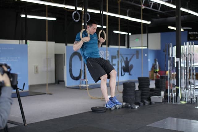 Ending position of Muscle Up