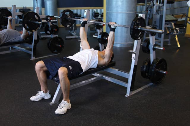 Ending position of Neck Press
