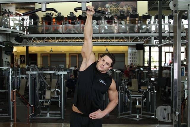 Ending position of One Handed Hang