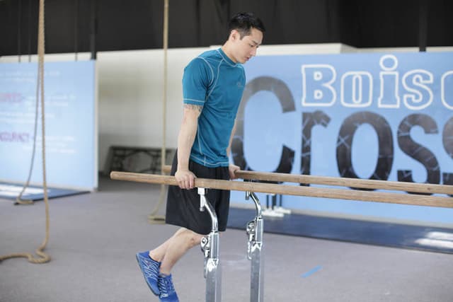 Ending position of Parallel Bar Dip