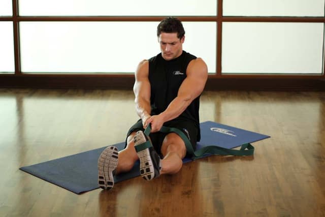 Ending position of Peroneals Stretch