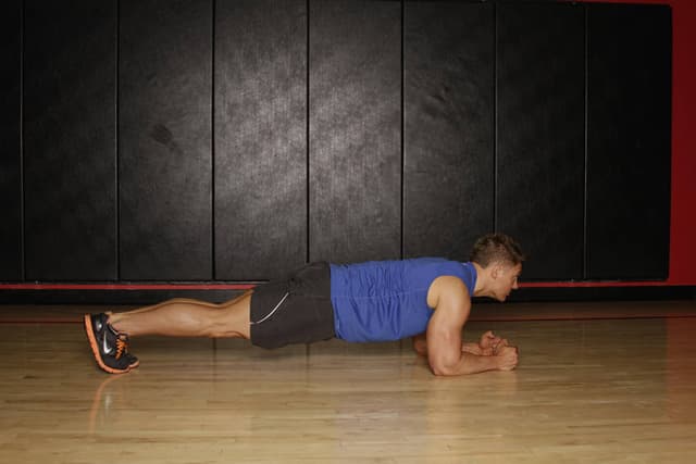 Ending position of Plank