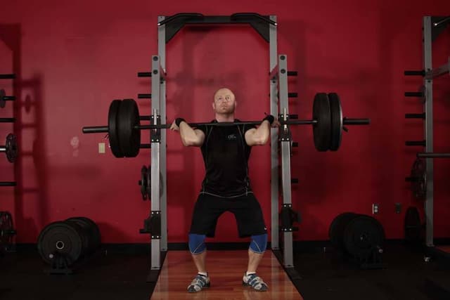 Ending position of Power Jerk