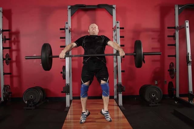 Ending position of Power Snatch