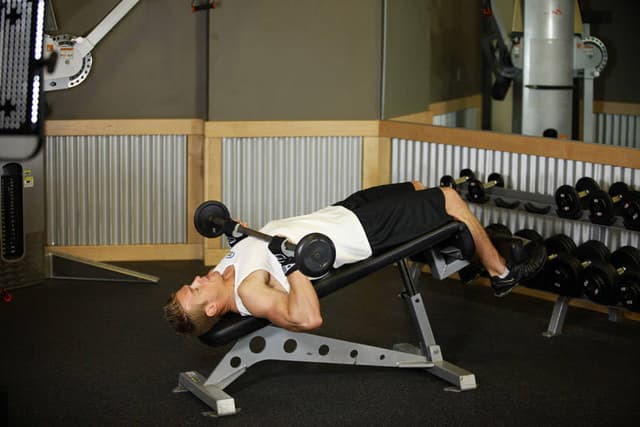 Starting position of Press Sit-Up