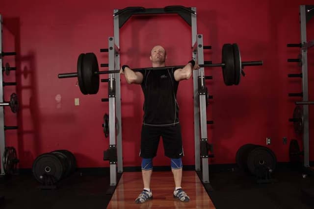 Starting position of Push Press
