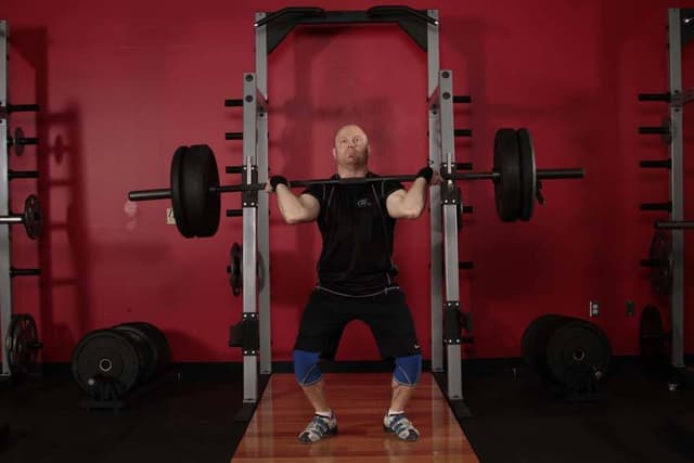 Ending position of Push Press
