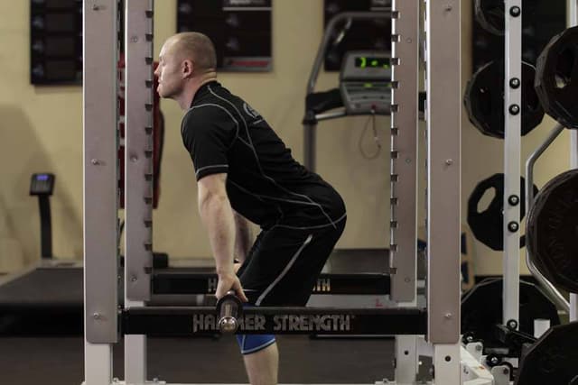 Starting position of Rack Pulls