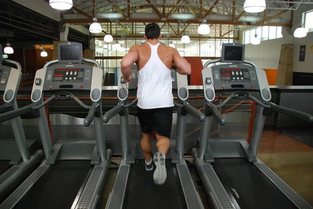 Starting position of Running, Treadmill