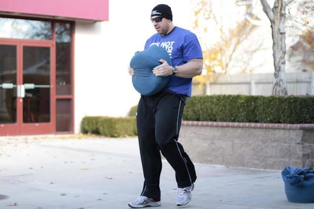 Ending position of Sandbag Load