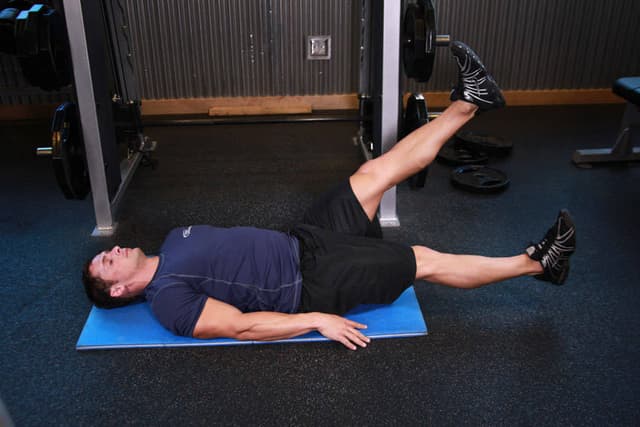 Starting position of Scissor Kick