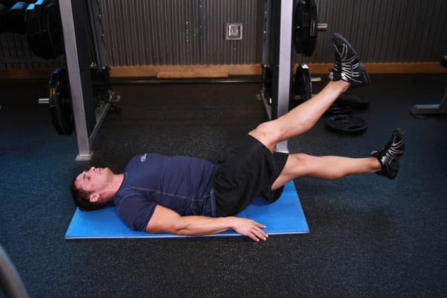 Ending position of Scissor Kick