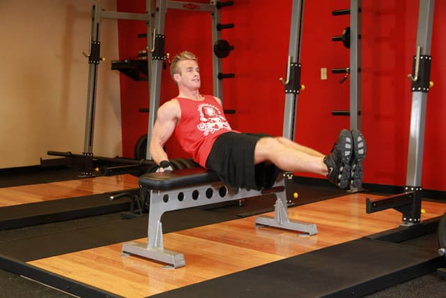 Ending position of Seated Leg Tucks
