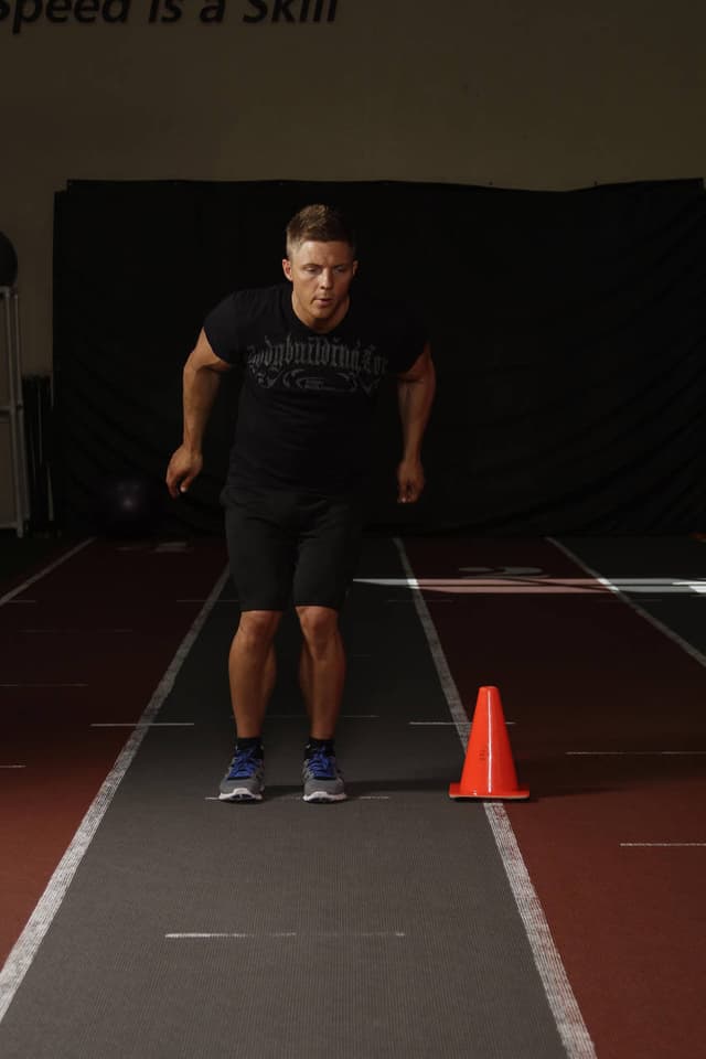 Ending position of Side Hop-Sprint