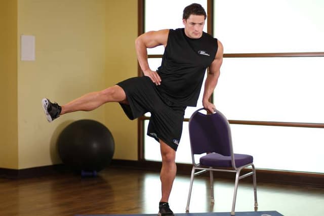 Ending position of Side Leg Raises