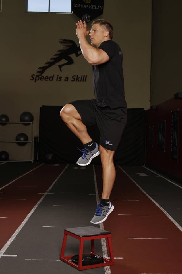 Ending position of Single Leg Push-off