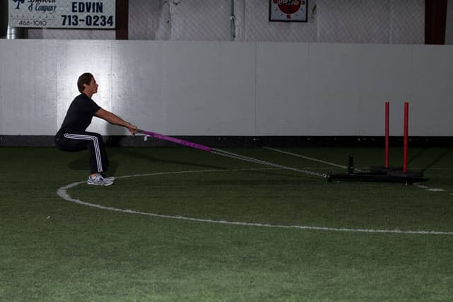 Starting position of Sled Row